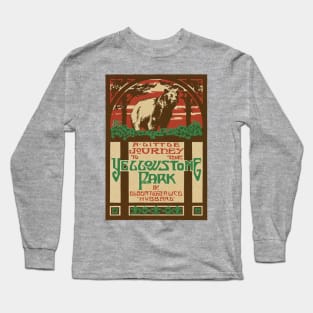 Yellowstone Park Vintage Design Long Sleeve T-Shirt